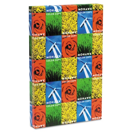 Mohawk Color Copy 98 Paper and Cover Stock, 98 Bright, 28 lb Bond Weight, 18 x 12, Bright White, PK500 12207